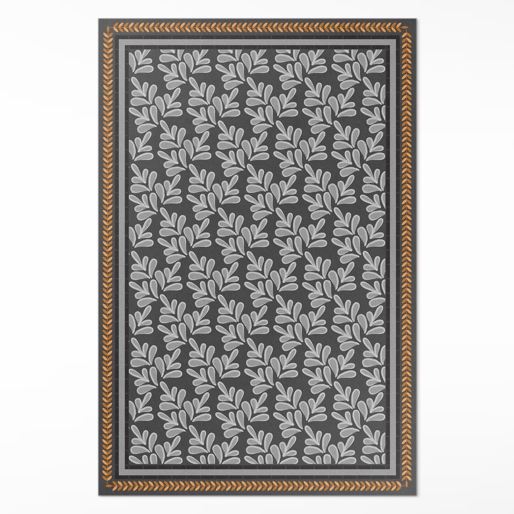 Pvc szőnyeg Virágos kockás virágos motívum