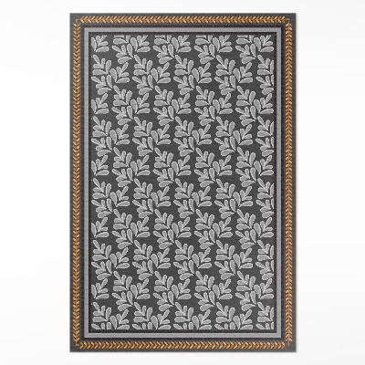 Pvc szőnyeg Virágos kockás virágos motívum