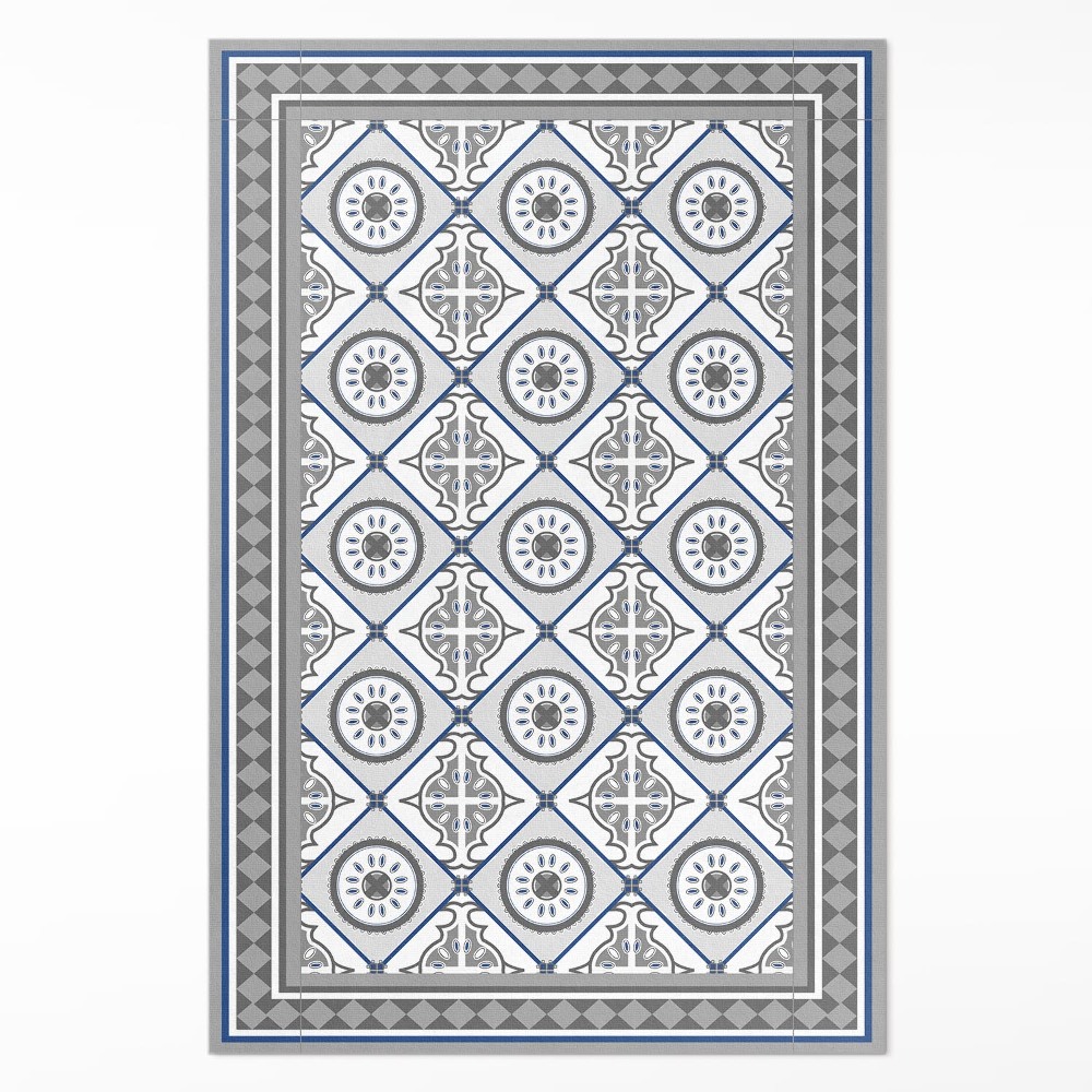 Pvc szőnyeg Geometrikus rombusz alakú díszcsempe