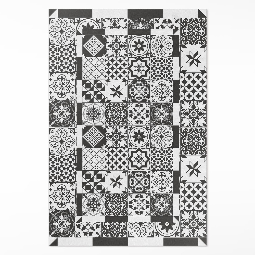 Pvc futószőnyeg spanyol csempe mintás mozaik