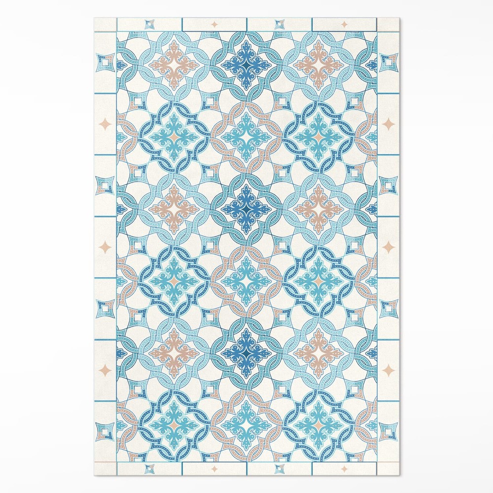 Pvc futószőnyeg Geometrikus szövésű dekoratív csempék