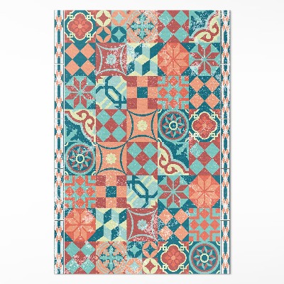 Pvc futószőnyeg Portugál retró kopott csempe