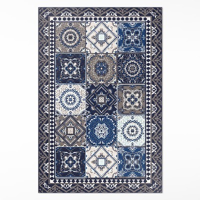 Mosható futószőnyeg virágos csempe elegáns csempe