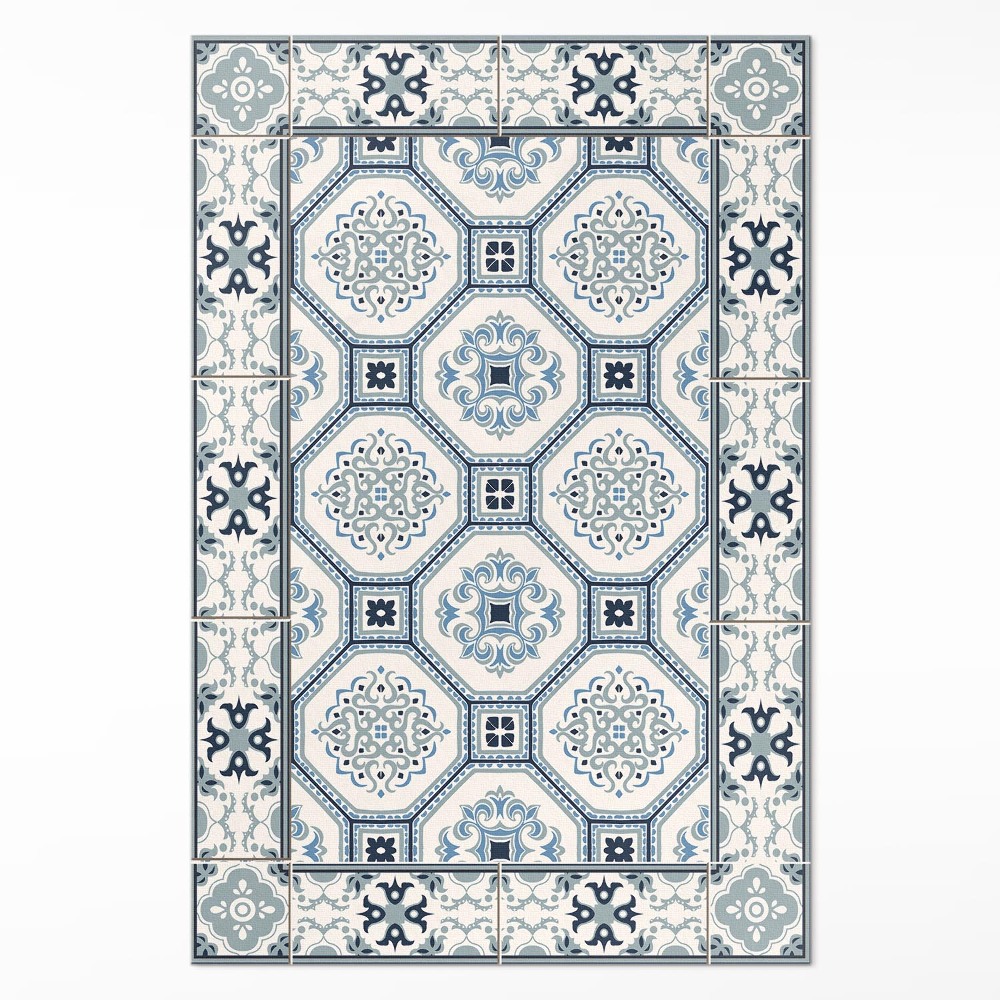 Műanyag szőnyeg Geometrikus formák elegáns csempe