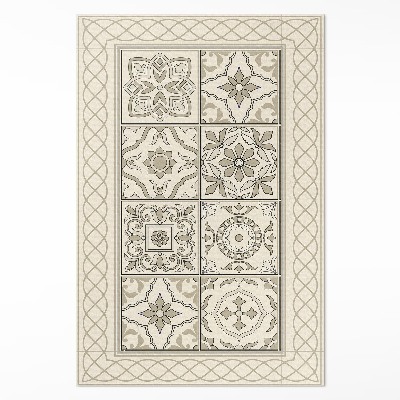 Mosható futószőnyeg spanyol kockás szép csempe