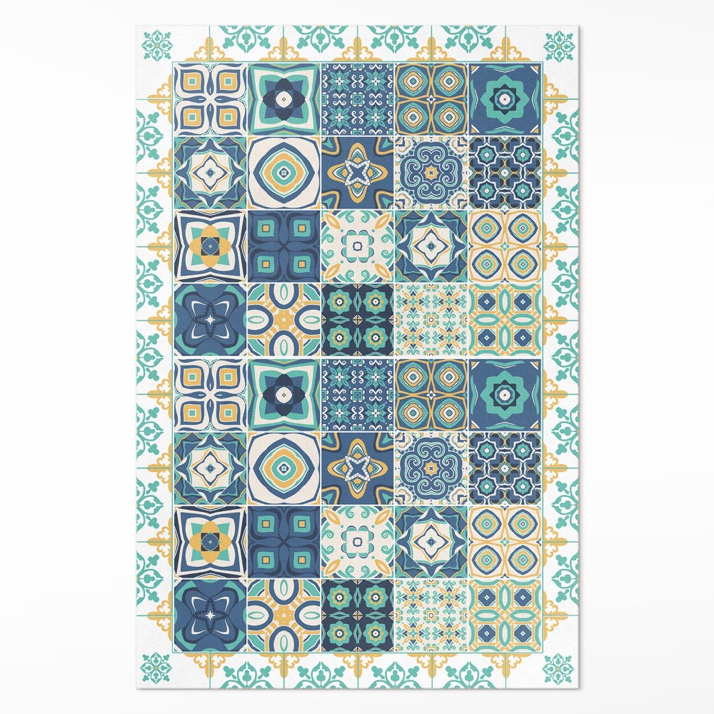 Pvc szőnyeg spanyol csempe mintás mozaik