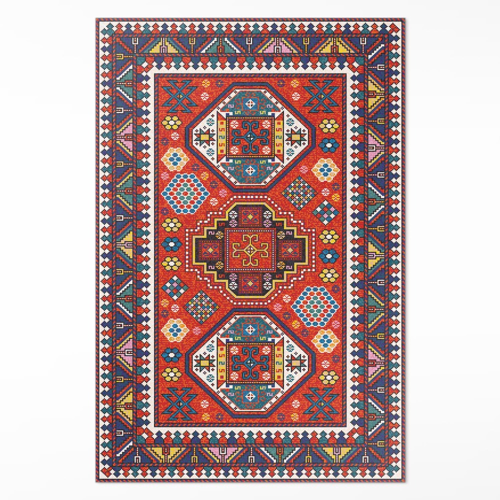 Pvc szőnyeg Török dekoratív minta szövet utánzat