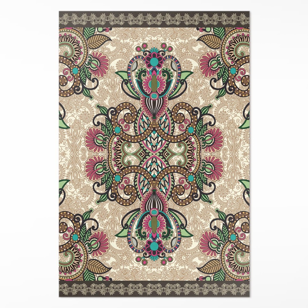 Műanyag szőnyeg Klasszikus keleti virágos minta