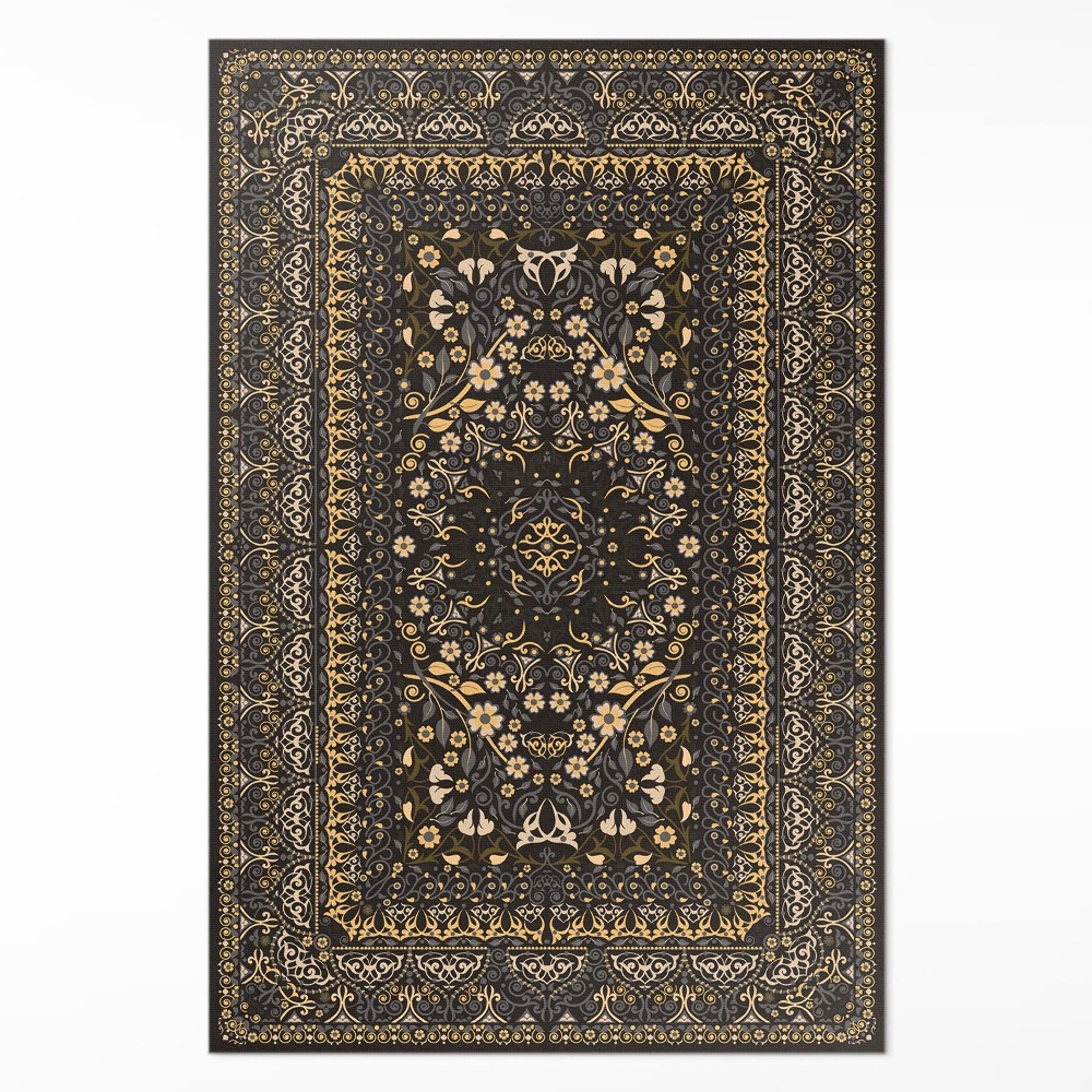 Mosható futószőnyeg Növényi díszítés díszes minta