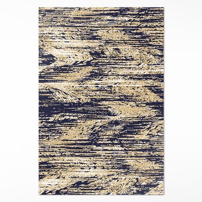 Mosható futószőnyeg Sárga retro csíkos vintage boho vintage csíkok