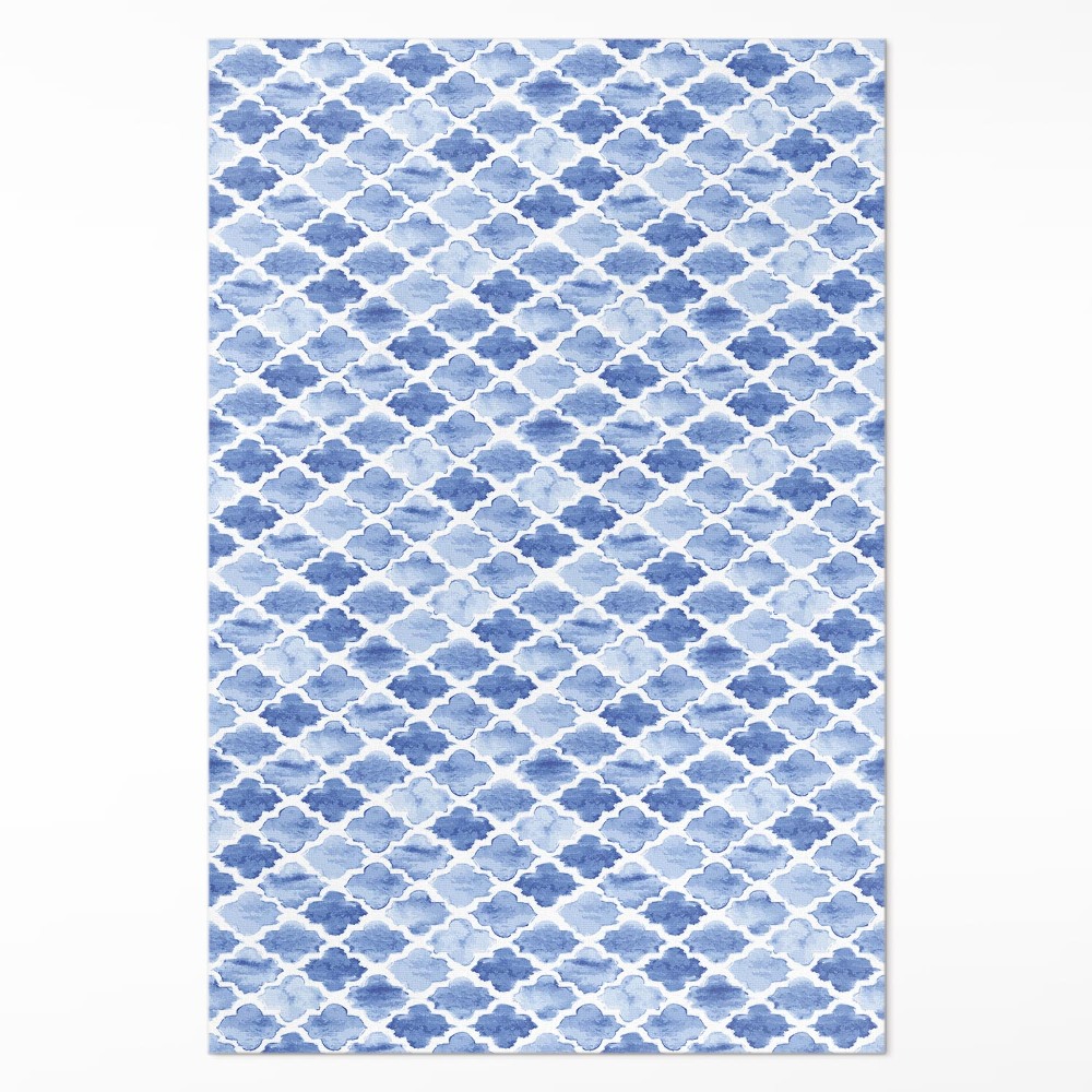 Műanyag szőnyeg Mediterrán mozaik akvarell csempe