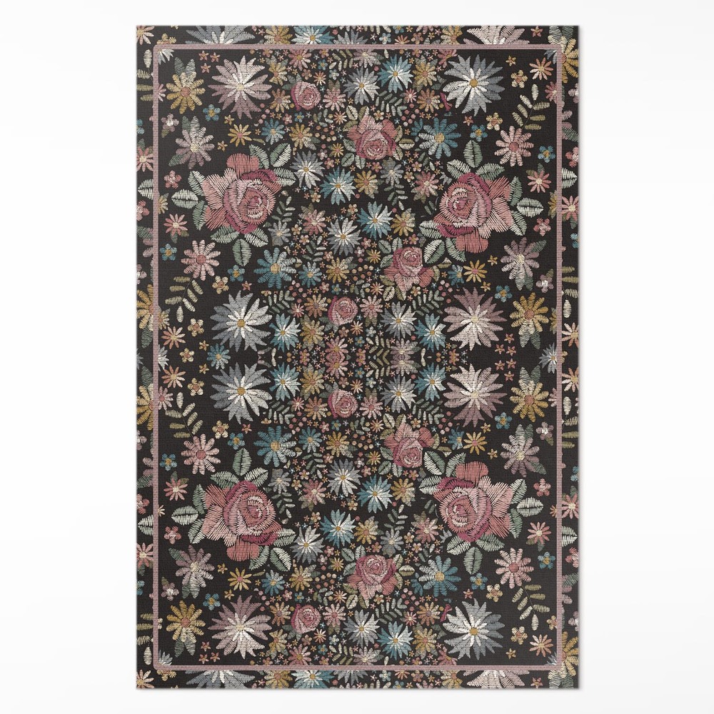 Mosható futószőnyeg Kis virágok egy réten