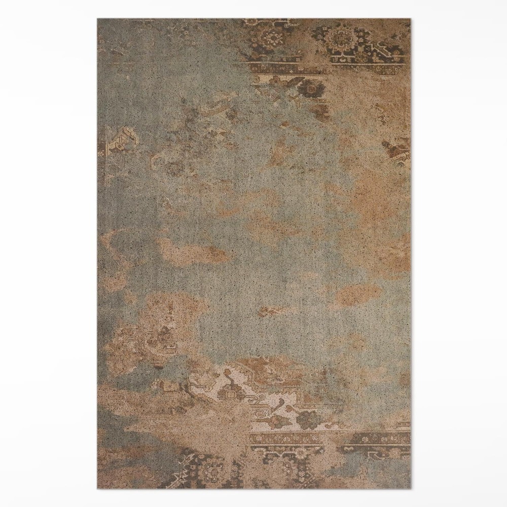 Pvc szőnyeg Karcos patchwork minta vintage