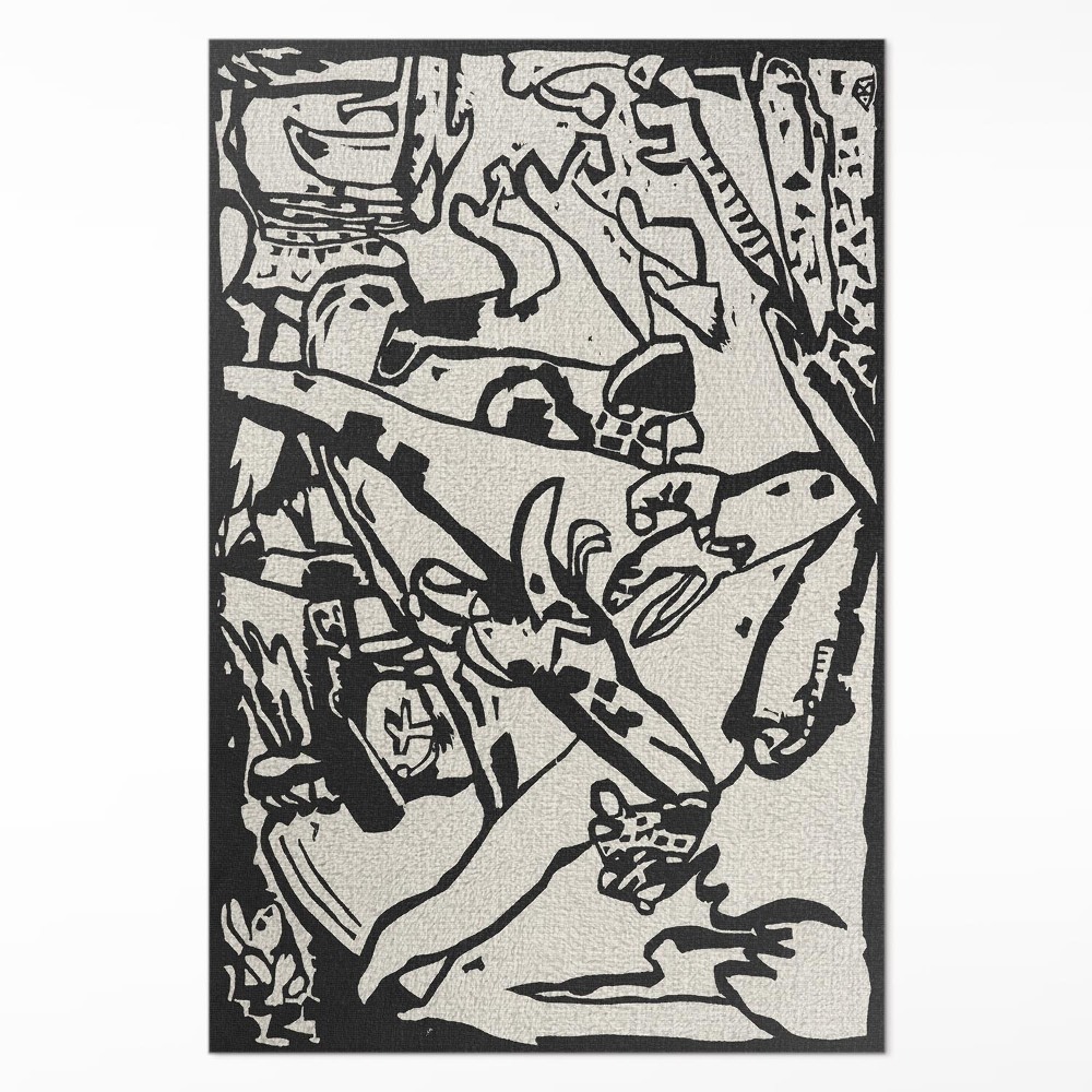 Pvc szőnyeg Wassily Kandinszkij kompozíciója