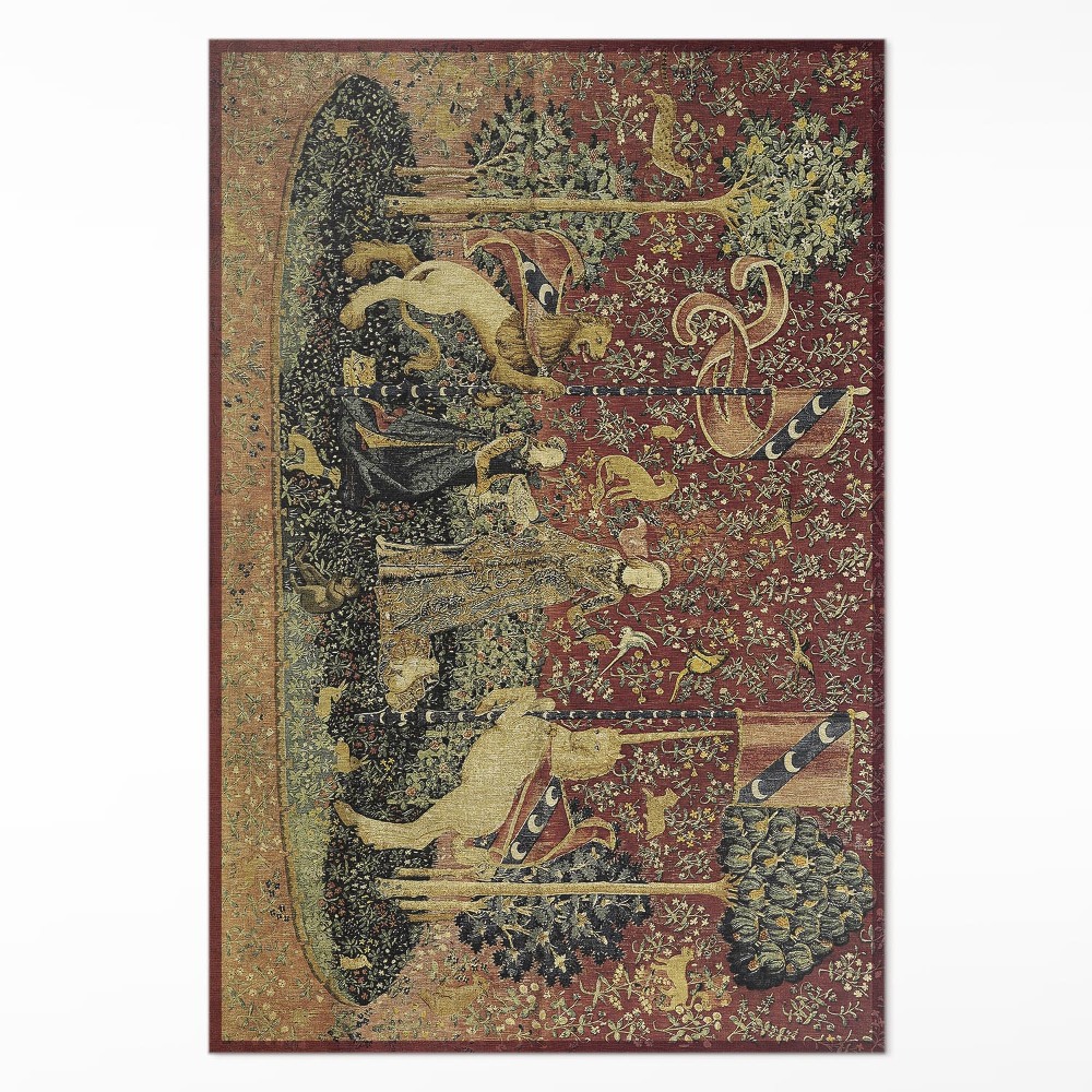 Pvc szőnyeg Középkori utánzat vintage szövet