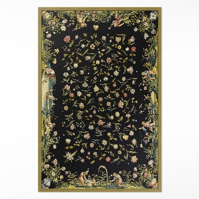 Pvc futószőnyeg Szétszórt növényvilág kis virágok vintage