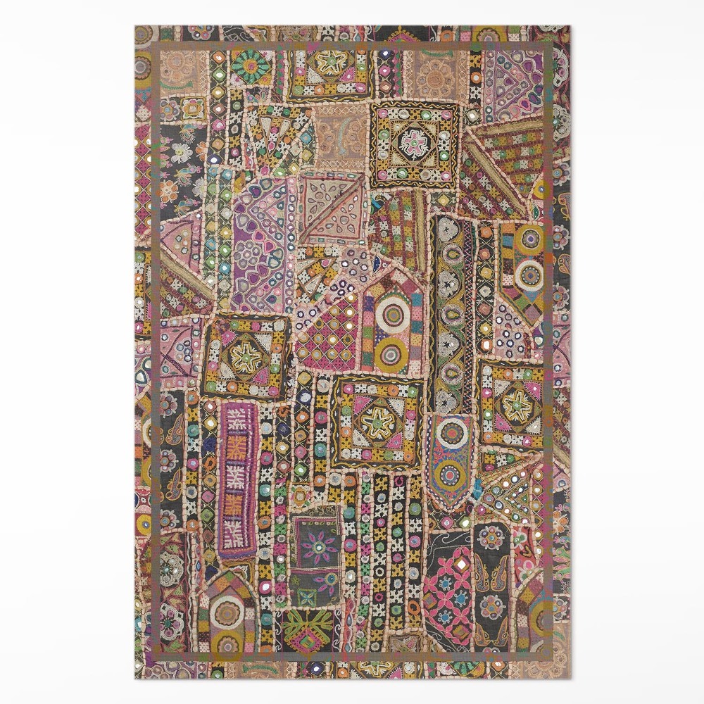 Pvc futószőnyeg Patchwork etnikai retro minta