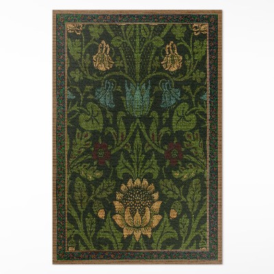 Mosható futószőnyeg William Morris virágminták