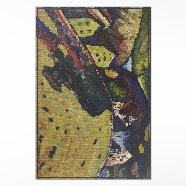 Pvc szőnyeg Murnaui házak - Wassily Kandinsky