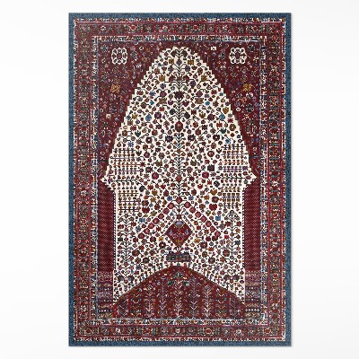 Mosható futószőnyeg Ornamentális minta részletekkel