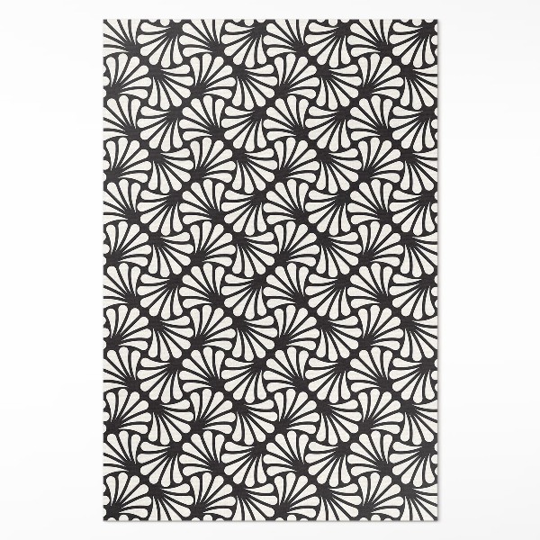 Pvc szőnyeg Geometrikus ginkgo levelek art deco csillogás