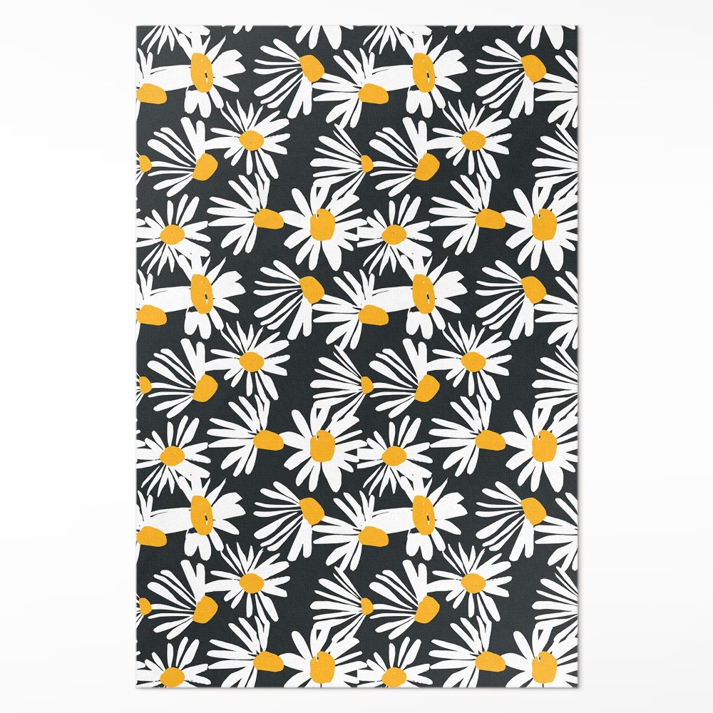 Pvc futószőnyeg Festett százszorszép mező virágok