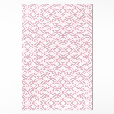 Pvc szőnyeg Púderrózsaszín kockás finom mozaik