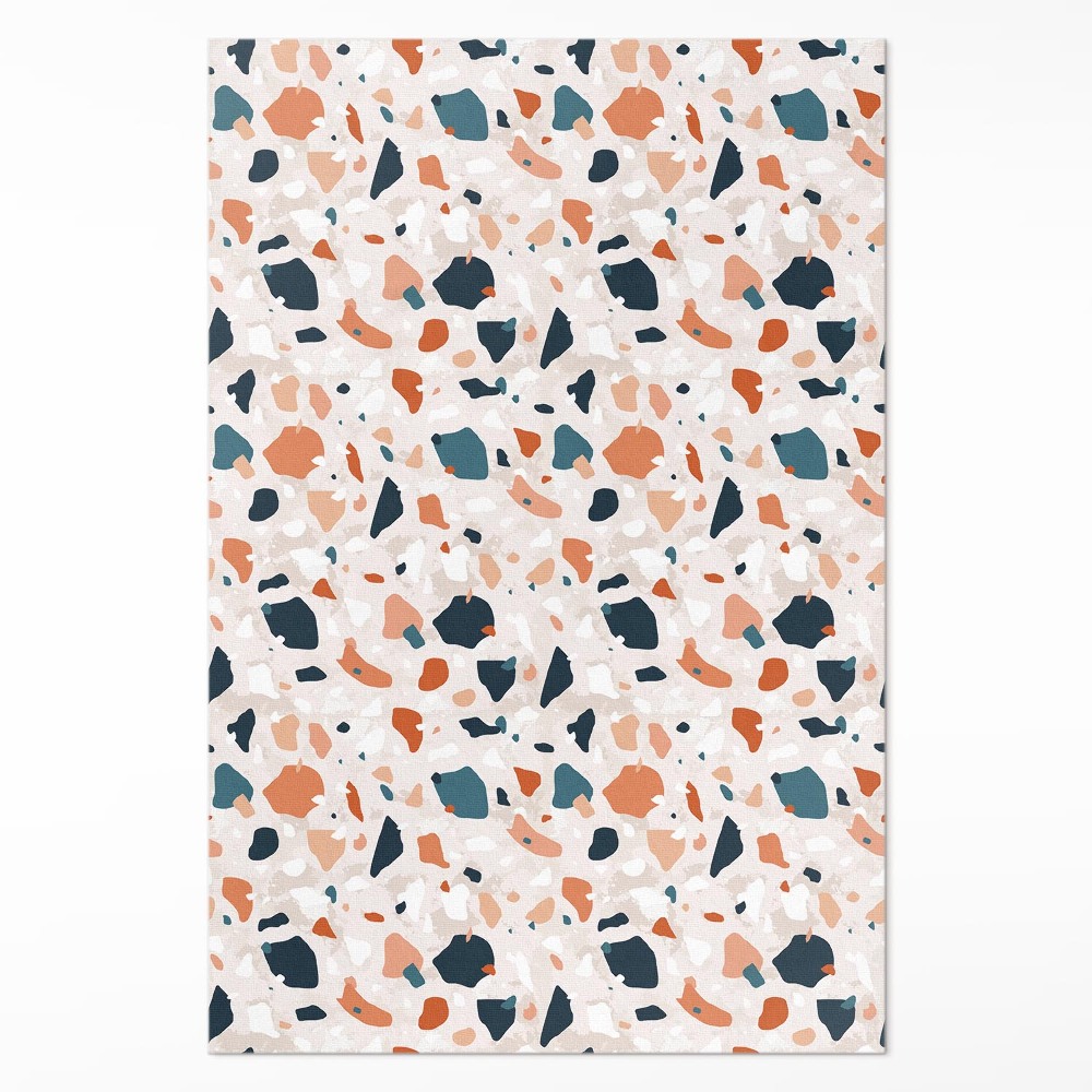 Pvc szőnyeg Pasztellszínű kőporcelán dekoratív kő boho stílusban