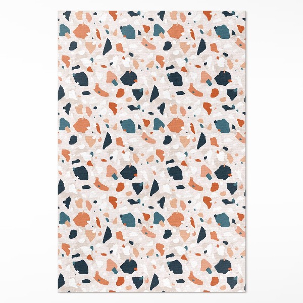 Pvc szőnyeg Pasztellszínű kőporcelán dekoratív kő boho stílusban