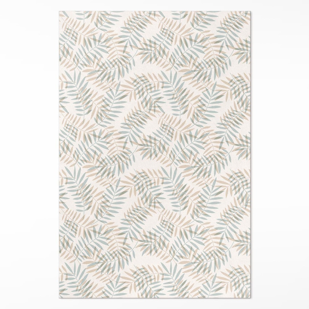 Pvc futószőnyeg Finom trópusi levelek boho minta