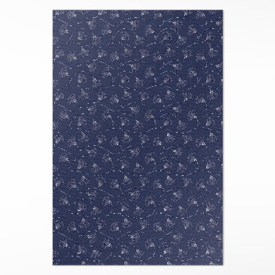 Pvc futószőnyeg Ginkgo levelek boho vintage stílusban