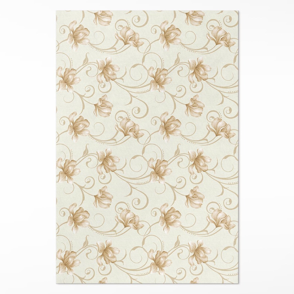 Pvc futószőnyeg Gyönyörű növényi virágok díszítő stílusban