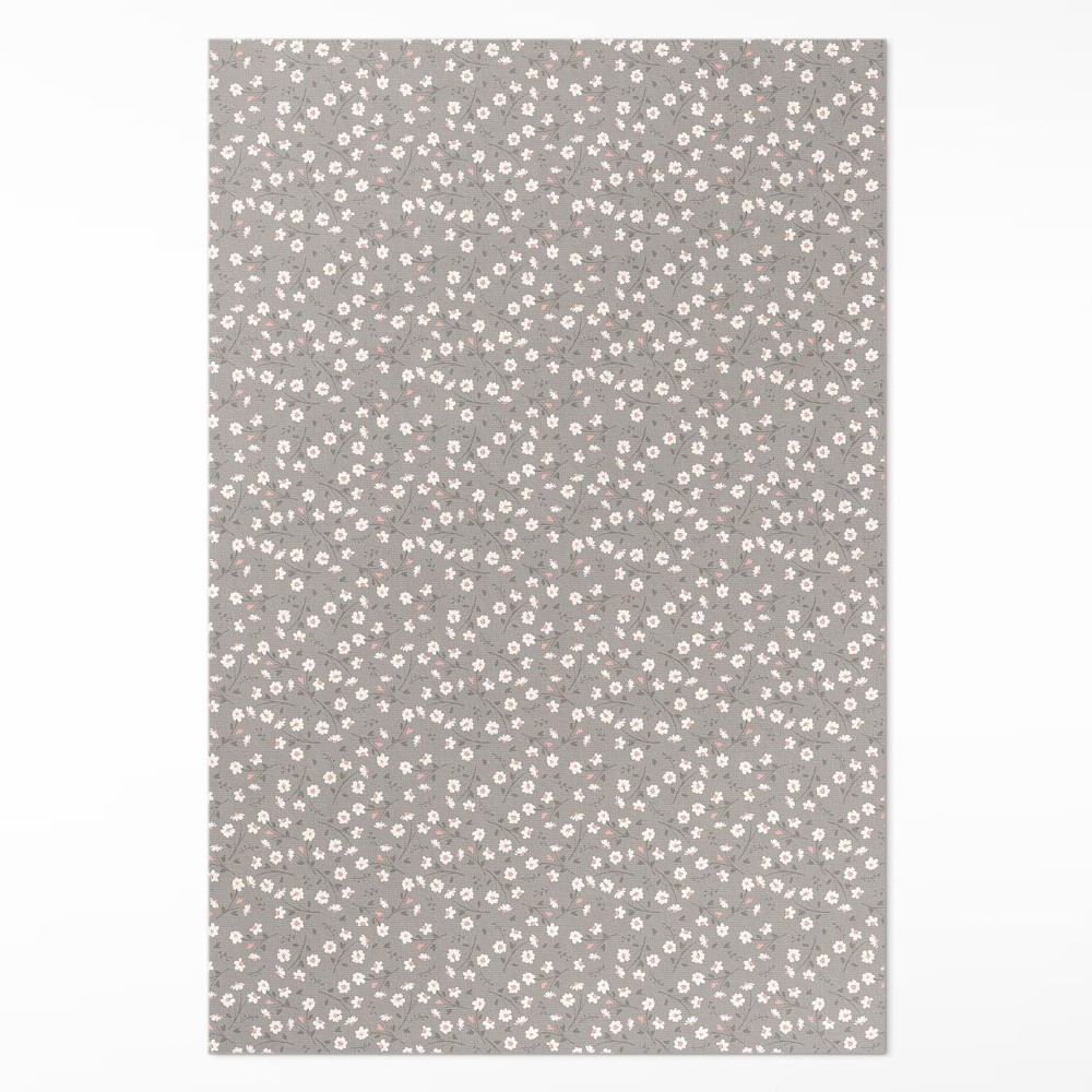 Pvc futószőnyeg Mezei rét virágai finom boho minta