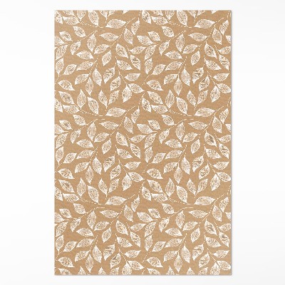 Műanyag szőnyeg Boho lineáris ágak levelekkel