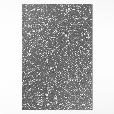 Műanyag szőnyeg Lineáris levelek boho design