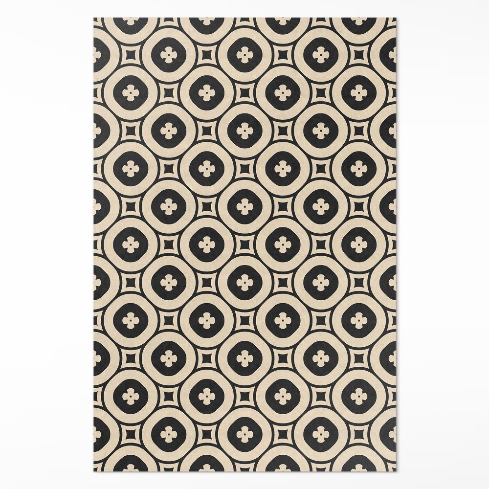 Mosható futószőnyeg Geometrikus csempe minta