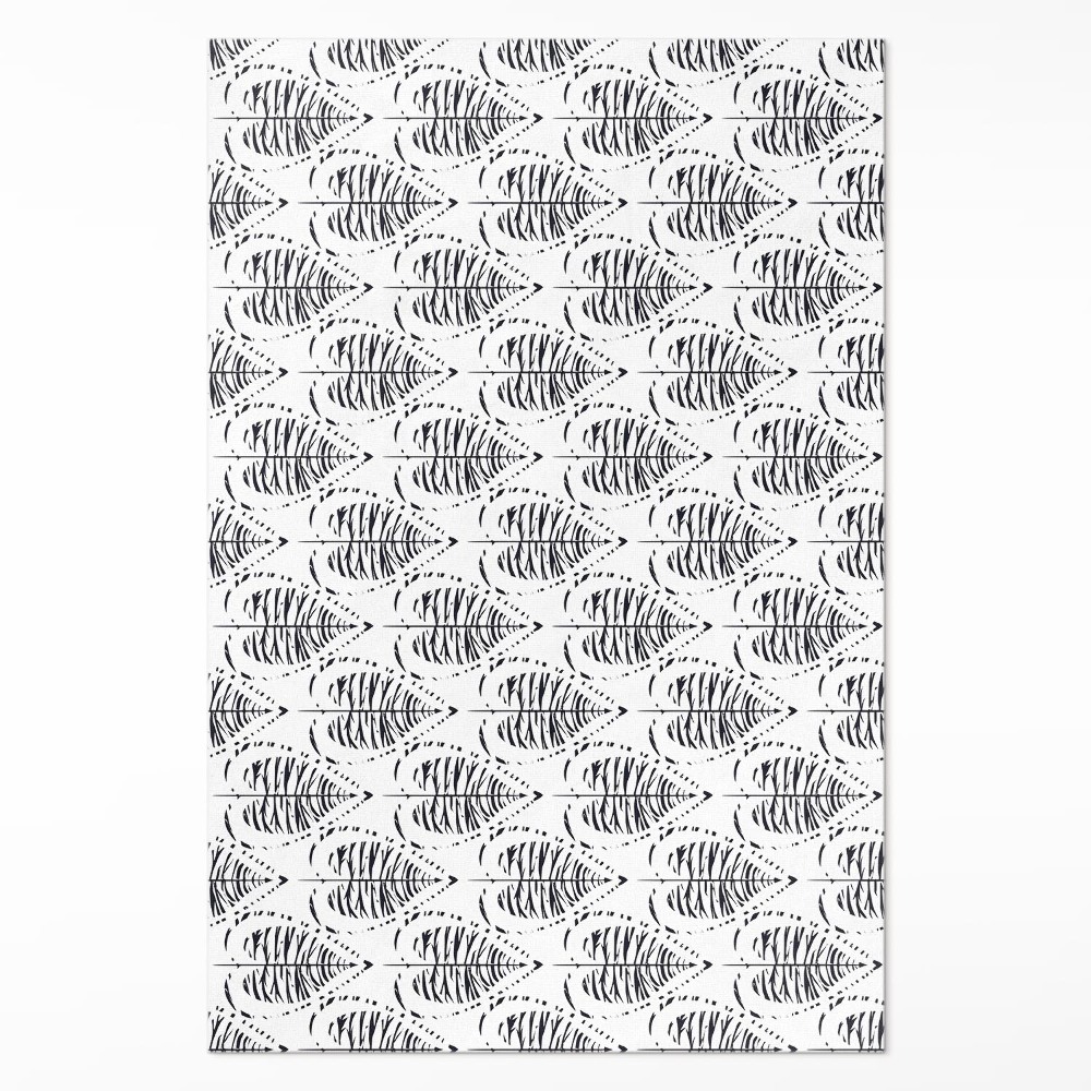 Pvc futószőnyeg Boho levelek rendszeres minta