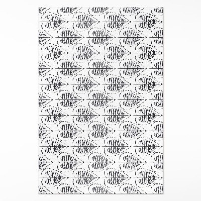 Pvc futószőnyeg Boho levelek rendszeres minta