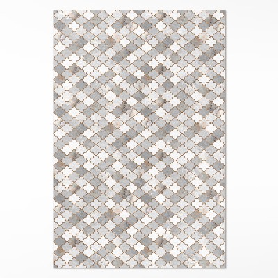 Műanyag szőnyeg Divatos kő mozaik stílusos csempe