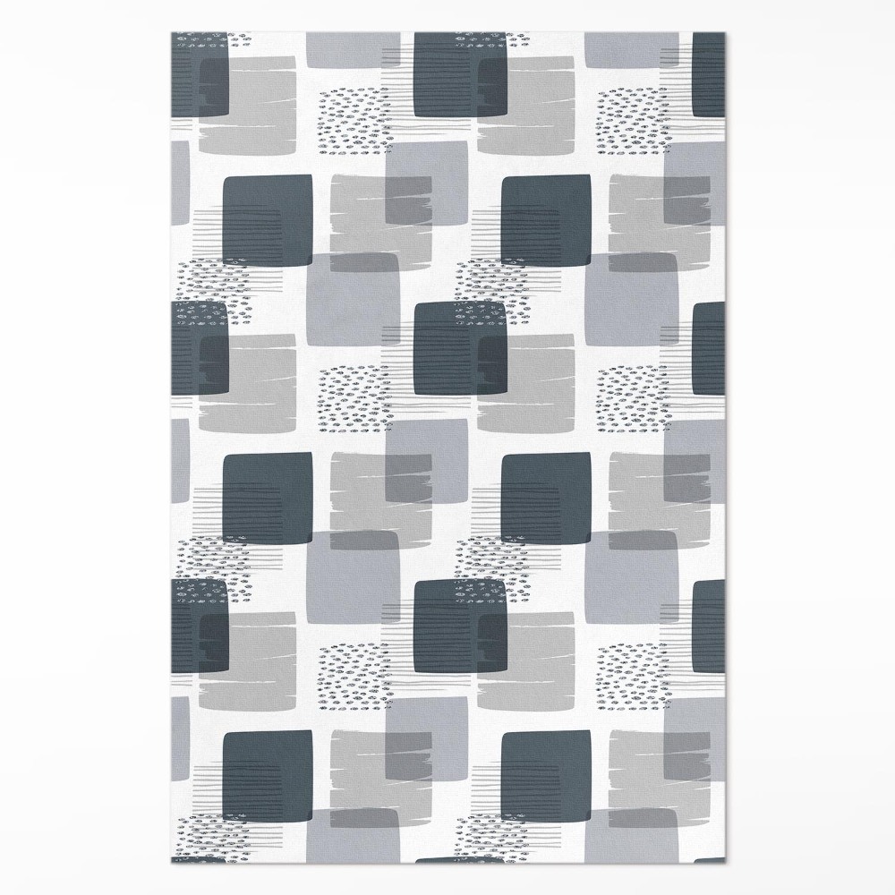 Pvc szőnyeg Festett retro négyzetek