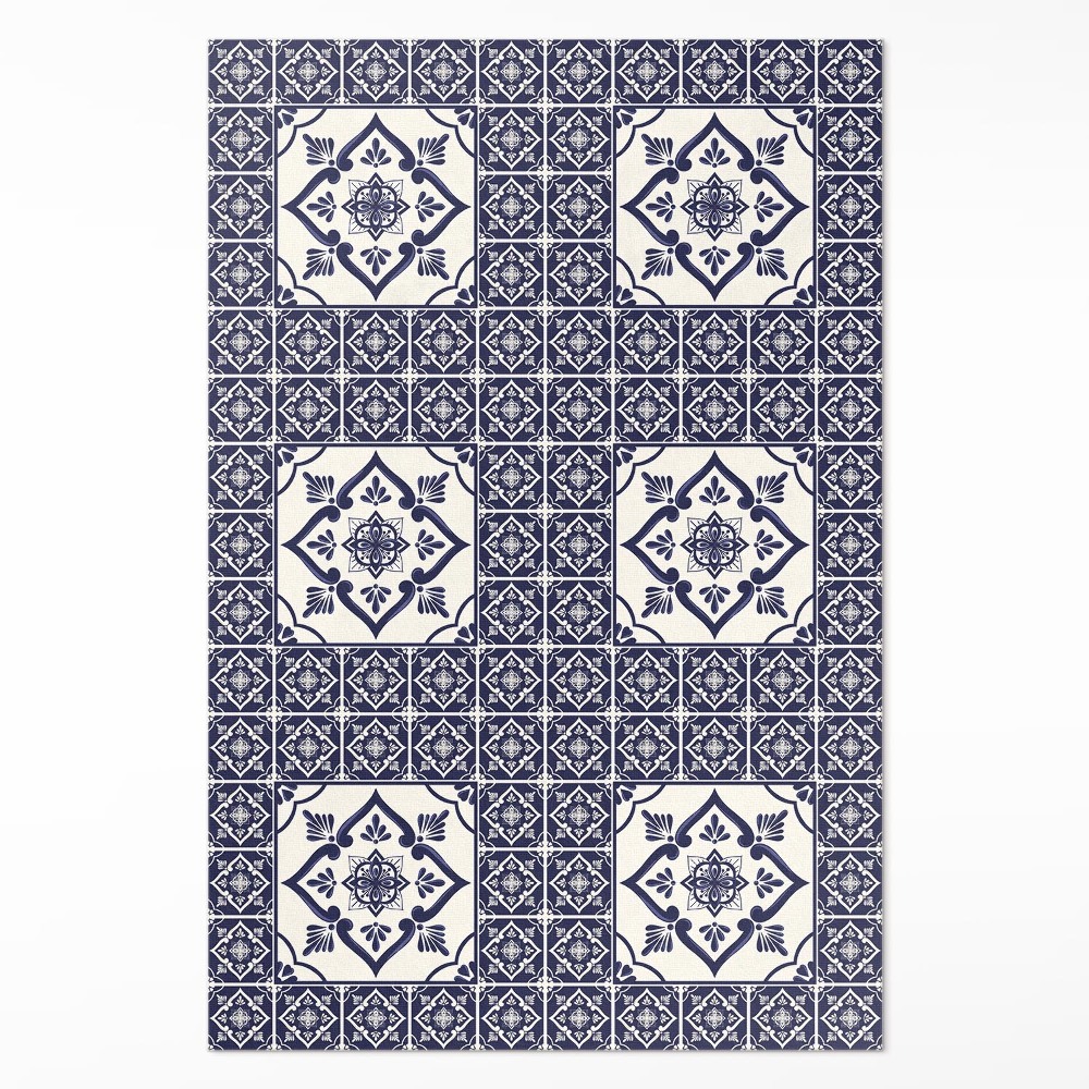 Pvc futószőnyeg Dekoratív csempe portugál stílusban