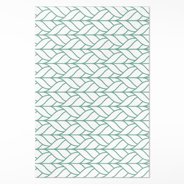Pvc szőnyeg Lineáris levelek minimalista mintája