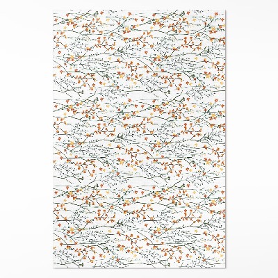 Pvc szőnyeg Virágok és gallyak boho stílusban