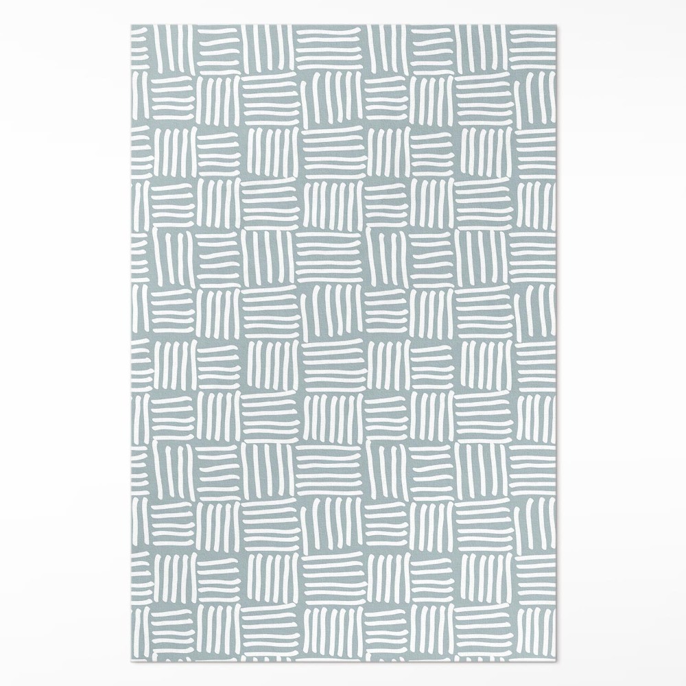 Pvc szőnyeg Boho kockás minimalista minta