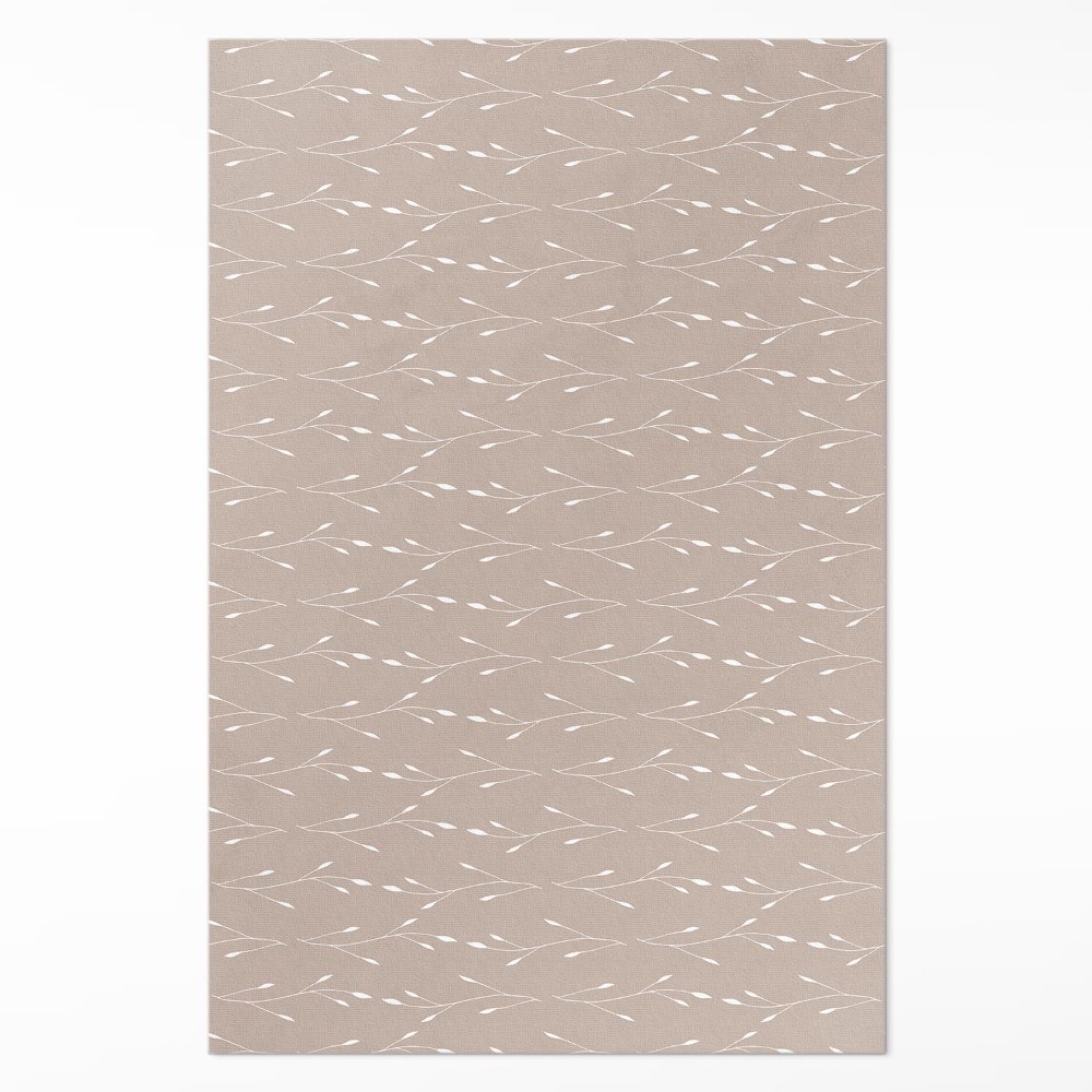 Pvc szőnyeg Finom finom boho levelek és gallyak