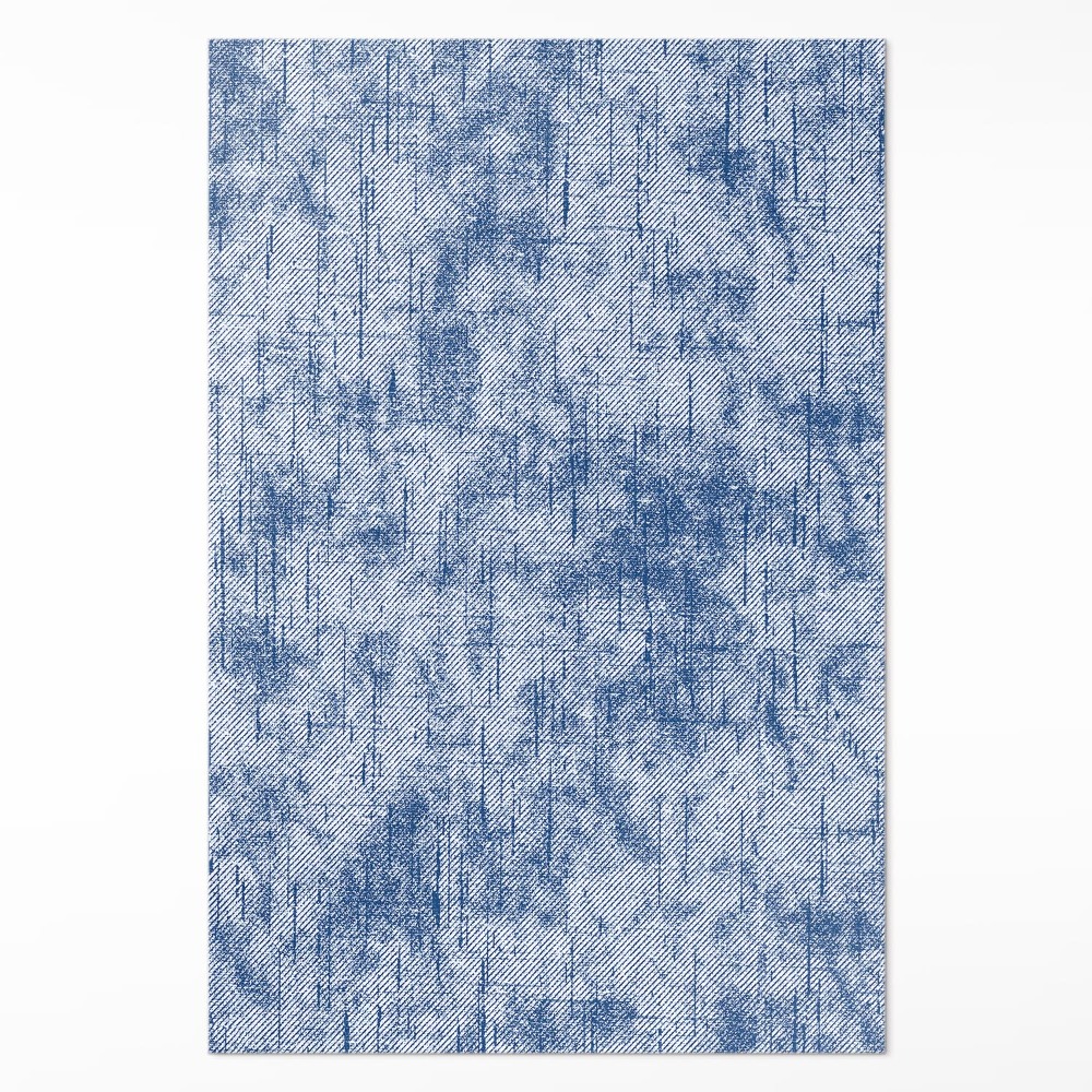 Mosható futószőnyeg Imitált farmer szövet háttér