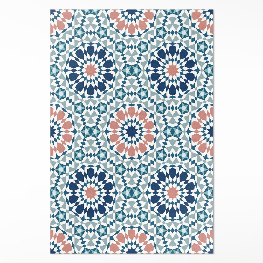 Pvc futószőnyeg Kaleidoszkóp pasztell geometriai minta