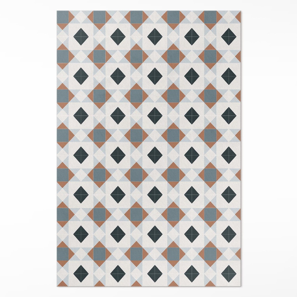 Műanyag szőnyeg Geometrikus mozaik gyönyörű csempe