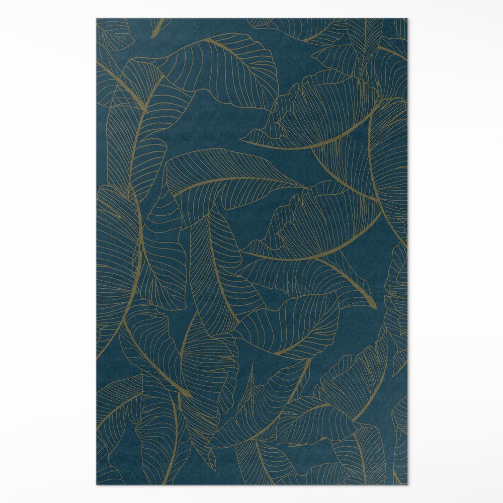 Pvc futószőnyeg Lineáris levelek divatos minta