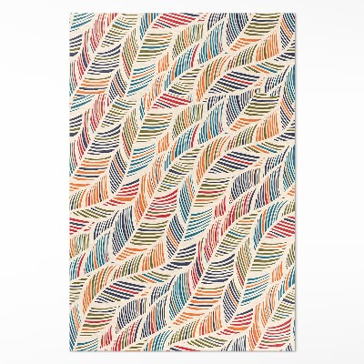 Pvc szőnyeg Színes absztrakt boho levelek